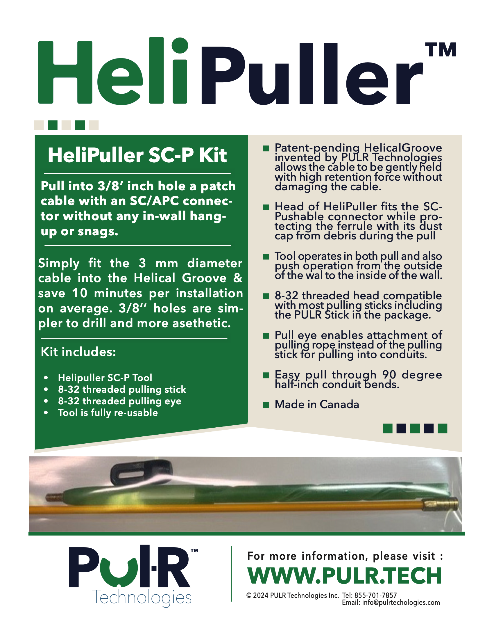 Helipuller SC-P Kit 3mm